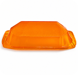 Amber lens reflector